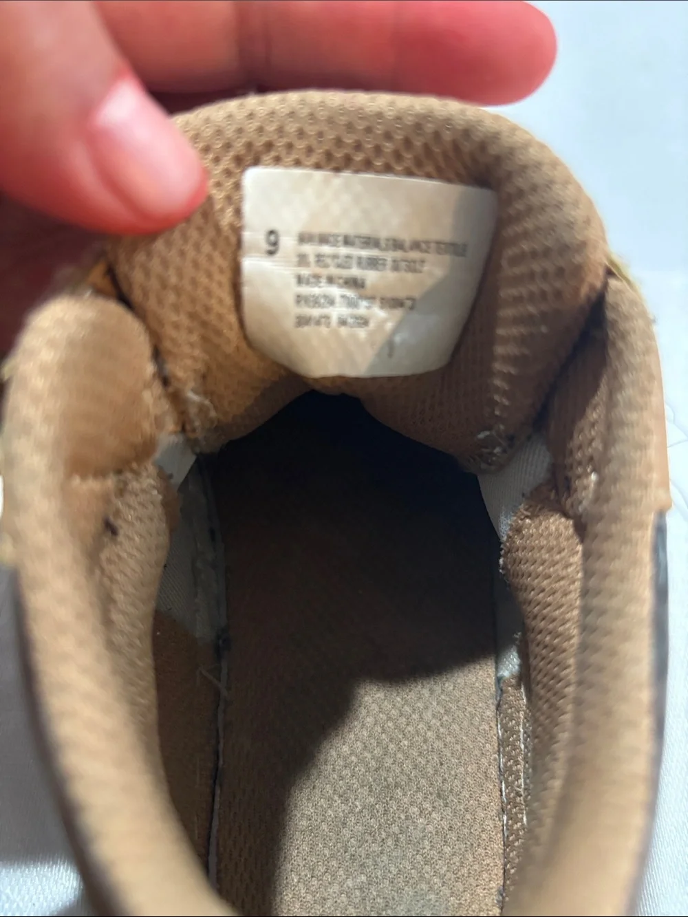 Kids Brown High-Top Dress Shoes with Velcro Strap